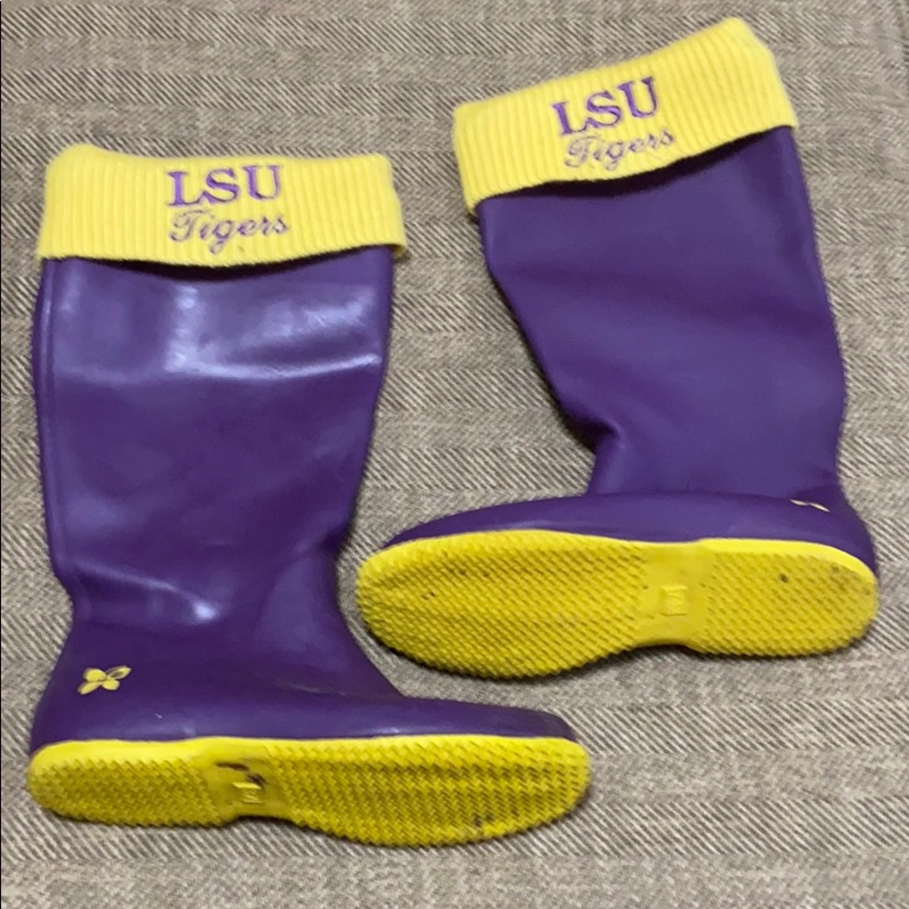 LSU Tigers rainboots